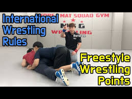 Freestyle Wrestling International Rules And Points Explained By A Referee Youtube