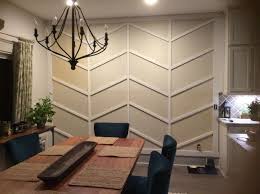 Masuzi 2 years ago no comments. Chevron Feature Wall Chevron Wainscoting Chevron Molding Home Living Room Home Interior Design Chevron Accent Walls