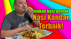 It is a meal of steamed rice which can be plain or mildly flavored, and served. Makan Kasi Gemok Nasi Kandar Fareed Line Clear Youtube