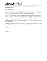 Take advantage of our sample sentences + expert guides to download the perfect. Professional Software Engineer Cover Letter Examples Livecareer