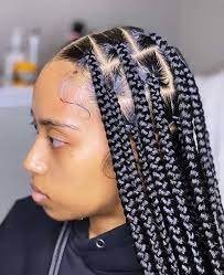 A way to fake it till you make it… your hair needs to be parted into three as well to start your braid. 40 Box Braids Hairstyles For Black Women To Try In 2021