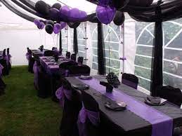 So Simple Yet So Lovely Black Wedding Decorations Nightmare Before Christmas Wedding Purple Wedding