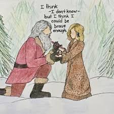 Reindeers were intelligent, fast, and excellent talking beasts in narnia. Lucy And Father Christmas By Cleverasyoucan