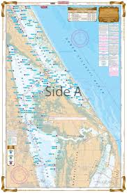 mosquito lagoon and indian river inshore fishing chart 42f