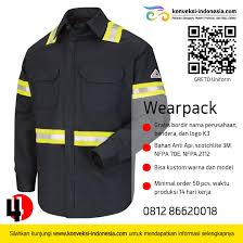 Dalam pembuatan baju kerja tambang, tentu akan sangat diperlukan proses pembuatan desain seragamnya terlebih dahulu. Konveksi Wearpack Konveksi Coverall Pesan Wearpack Order Wearpack Desain Model Contoh Wearpack Jaket Kemeja Model