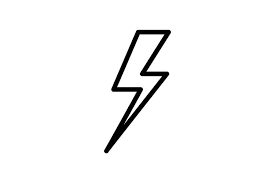 Customize & buy poster, prints & canvas art online. Lightning Bolt Thunderbolt Line Style 819484 Logos Design Bundles