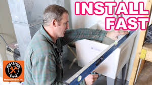 how to install a utility sink in 15