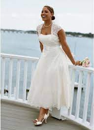 Strapless Tea Length Gown With Cap Sleeve Shrug David S Bridal Wedding Dress Cap Sleeves Tea Length Wedding Dress Casual Beach Wedding Dress