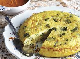 Spanish Potato Omelet With Roasted Peppers Recipe Recipes Brunch Dishes Breakfast Brunch Recipes