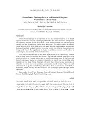 We're regions, and we're here to help. Pdf Storm Water Drainage In Arid And Semiarid Regions West Bank As A Case Study