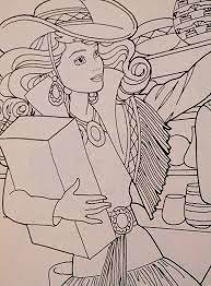 Our 2000's shopping colouring page shows a family enjoying a day out in one of the many new shopping malls that opened in that decade. 1990 Barbie A Trip To Santa Fe Coloring Book Coloring Books Barbie Coloring Pages Barbie Coloring