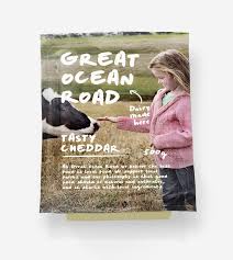 Great Ocean Road Dairy Ocean Lettering Image