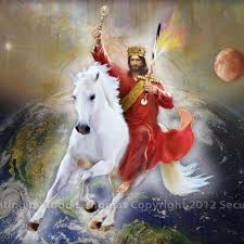 Jesus Coming Back On A White Horse Jesus Art Jesus Pictures Christ