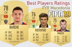 Goran pandev is a north macedonian professional football player who best plays at the center attacking midfielder position for the genoa in the serie a tim. Fifa 19 Fyr Macedonia Best Players Ratings