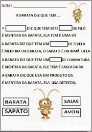 Cantiga A Barata Diz Que Tem Ler Com Prazer Sequencia Didatica Sobre A Musica A Barata Diz Que Tem Atividades Alfabetizacao E Letramento Atividades De Leitura Atividades De Alfabetizacao