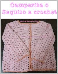 Facil puntos tejidos a crochet. Saquito O Camperita A Crochet Para Nina