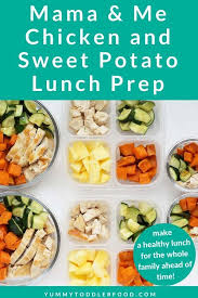 Chicken And Sweet Potato Meal Prep Bowls Recipe In 2020 Sweet Potato Recipes Lunchtime Meals Healthy Lunches For Work