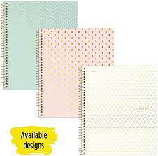 Amazon Com Five Star Spiral Notebook 1 Subject College Ruled Paper 100 Sheets 11 X 8 1 2 Color Sel Cute Spiral Notebooks Ruled Paper Five Star Notebook