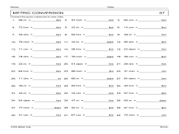 These measurement worksheets will give kids important practice with height, weight, volume and get great metric unit conversion practice with printables like this! Metric Conversion 07 Worksheet For 5th 6th Grade Lesson Planet