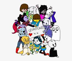 We have a discord server! Undertale Characters By Undertale Characters Pillow Cover Size 20x20 Inch Free Transparent Png Download Pngkey