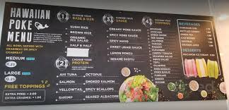 Delivery in san leandro city under 3 miles is free. Hawaiian Poke Menu In San Leandro California Usa