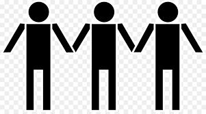 Pictures of people holding hands. White Background People