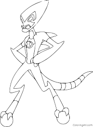 Ben 10 heatblast coloring pages. Ben 10 Coloring Pages Coloringall