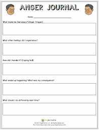 Anger Management Worksheet For Teens New Anger Journal In 2020 Anger Worksheets Anger Management Worksheets Anger Management Activities