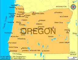 The population was 1,687 at the 2000 census. Oregon Map Infoplease Oregon Map Oregon Beaches Yachats Oregon