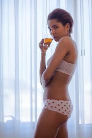 Maybe you would like to learn more about one of these? Young Woman In Underwear In The Room Black Girl In Lingerie Stock Photo Adobe Stock