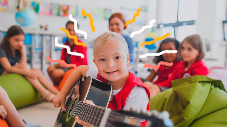 A inclusão transforma toda a comunidade escolar, gerada com IA