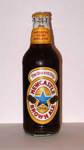 Here's how looked newcastle brown ale (photo is taken from the website of newcastle beer): File Newcastle Brown Ale Bottle Jpg Wikipedia