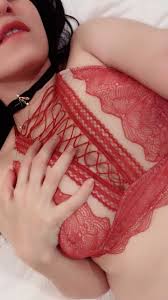 Shika Red Lingerie allure - captivating nude photos unveiling secrets