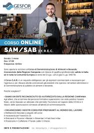 Unimpresaitalia informa che è possibile effettuare i corsi online accreditati dalla regione a costi competitivi di: Corso Online S A B Somministrazione Di Alimenti E Bevande Ex R E C 25 Novembre