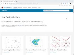 Live Script Gallery And Run In Browser File Exchange Pick Of The Week Matlab Simulink