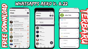 Whatsapp Aero Terbaru 2020 New Version V 8 22 Tema Ios Youtube