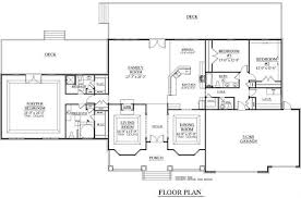 House Plan 3349 B Wade Floor Plan Large 1 Story Rambler With Large Open Living Space Formal Dining And Living Rooms A House Plans Floor Plans New House Plans