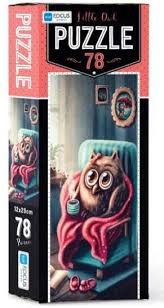 Mavi Lale Puzzle 78 Parca Little Owl Yetiskin Puzzle Mavi Lale Kirtasiye Dunyasi