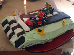 Mario kart cupcake pull apart: It S My B Day Today And My Father Made Me A Mario Kart Cake Nintendoswitch