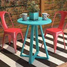 Ebern Designs Harrigan Metal Bistro Table Wayfair Bistro Table Outdoor Patio Furnishings Patio Decor