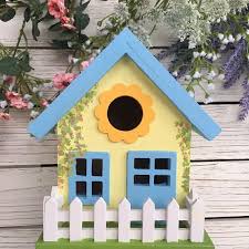 Bird House Kits For Kids This Hand Painted Decorative Birdhouse Is The Perfect Addition To Any Space Whether Indoor Or Outd Bird Houses Painted Bird Houses Diy Hand Painted Birdhouses