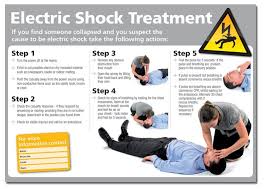 The minimum current a human can feel is thought to be about 1 milliampere (ma). Electric Shock Treatment Poster First Aid Save Lives Seton