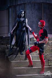 Deadpool (born wade winston wilson) is a canadian freelance mercenary who became a superhuman with an accelerated healing factor from the mutant workshop program. Deadpool And Lady Death From Marvel Costumes Deadpool Death Death Marvel Cosplay Hd Wallpaper Wallpaper Flare