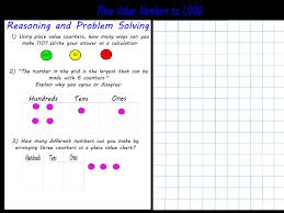 year 3 place value numbers to 1 000 maths mastery