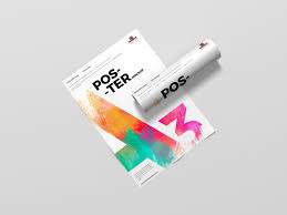 Free Modern A3 Poster Mockup Poster Mockup Psd Poster Mockup Free Mockup