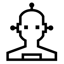 Black And White Transparent Background Robot Clipart Pin By Jason Boekeloo On Im Illustrations Robot Icon Robot Png Robot