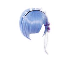 Anime hair is often based on real hairstyles but tends to be drawn in clumps rather than individual strands. Amazon Com Cosplaza Cosplay Wigs Fashion Short Blue Anime Hair Fancy Female Party Wig Clothing Shoes Jewelry