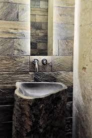 Polymarble 16 pedestal bathroom sink. 75 Beautiful Rustic Powder Room With A Pedestal Sink Pictures Ideas July 2021 Houzz