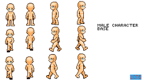 Pixilart Male Character Base By Bileska Pixel art is just another art medium, like guache, oil painting, pencil, sculpture or its close cousin mosaic. pixilart male character base by bileska