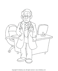 Doctor for kids coloring pages are a fun way for kids of all ages to develop creativity, focus, motor skills and color recognition. Doctor Coloring Sheet Turtle Diary
